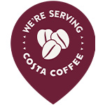 We're serving costa coffee logo