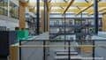 Wide shot of interior of the engineering building