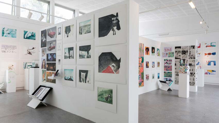 Exhibition space at Bower Ashton Campus