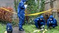 Forensic Science Students inside the UWE Bristol simulation Crime Scene House.