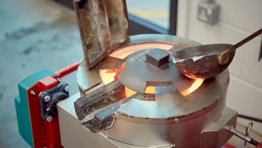 The Fabrication Centre in use at Bower Ashton Campus.