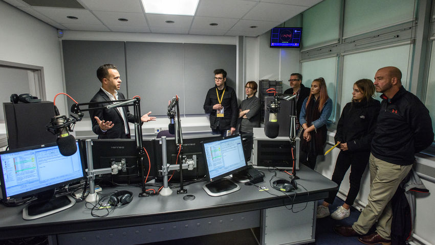 The Media Studio facilities at UWE Bristol