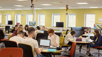 The Hive at Q Block, building for Geography and Environmental Management