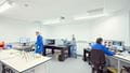 Researchers at the Health Tech Hub facility on Frenchay Campus.