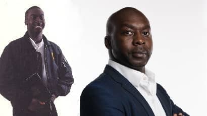 Younger and old version of student who attended UWE.