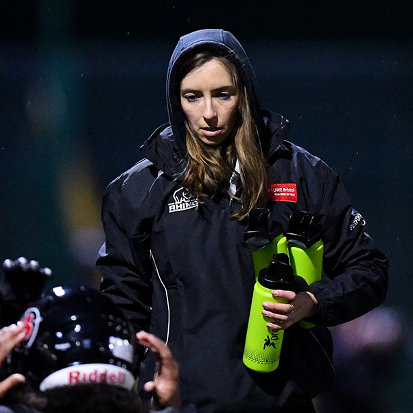 UWE Performance Sport nutritionist Rachel at an outdoor training practice.