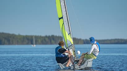 Sailing at UWE Bristol.