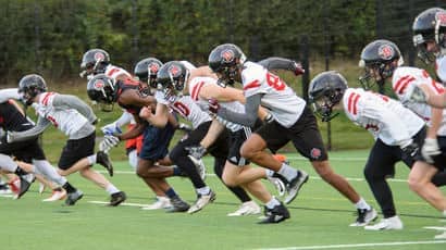 American Football at the UWE Bristol Centre for Sport.