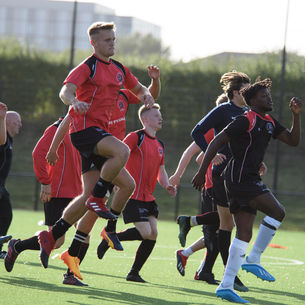 Football at the Centre for Sport on Frenchay Campus.