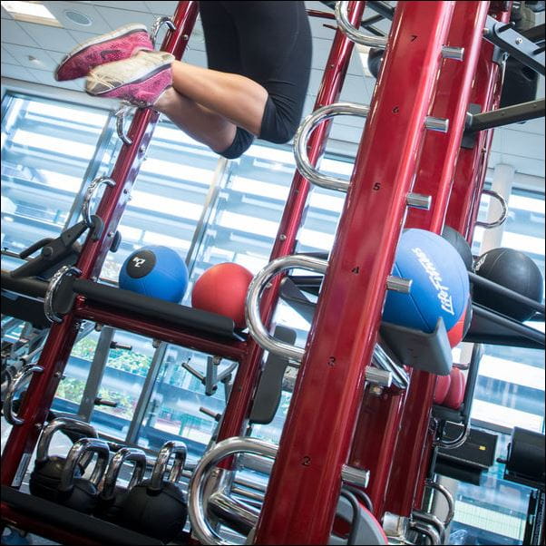 The Centre for Sport gym on Frenchay Campus in use.