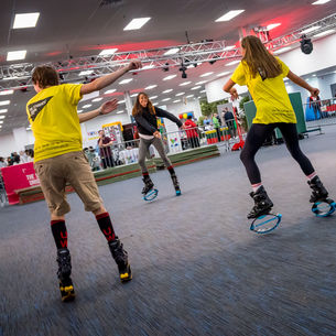 An exercise class taking place at the Centre for Sport on Frenchay Campus.