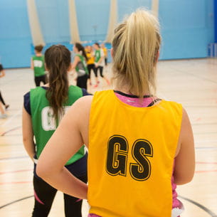 Netball at the Centre for Sport on Frenchay Campus.