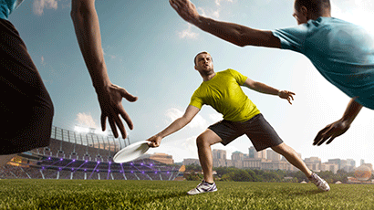 Ultimate Frisbee at UWE Bristol.
