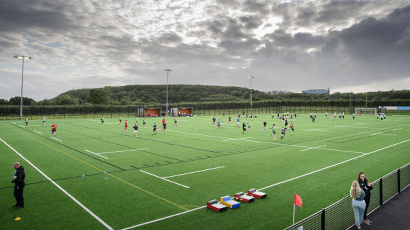 Hillside Gardens artificial pitch at UWE Bristol Sport. 