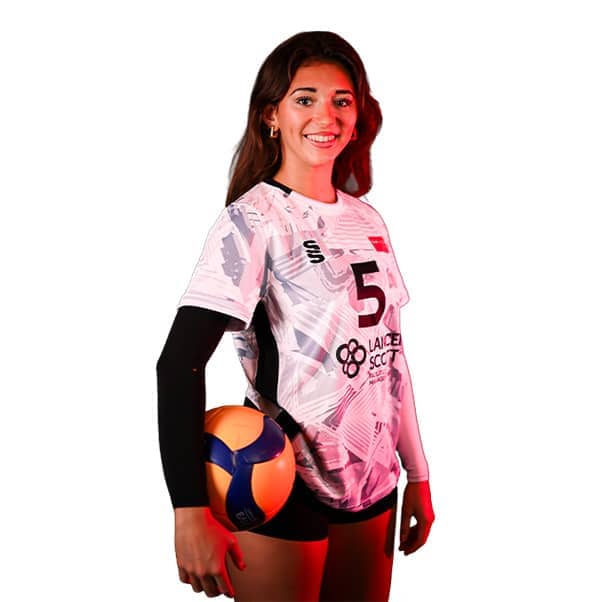 Cut out image of Jasmine, a women's volleyball student-athlete at UWE Bristol.