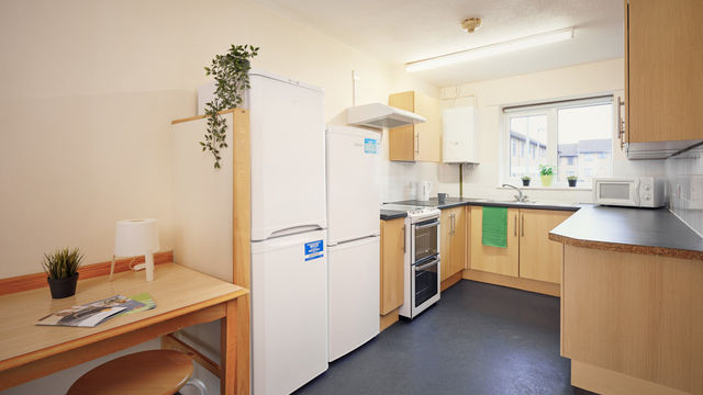 Kitchen in Carroll Court, Frenchay Campus