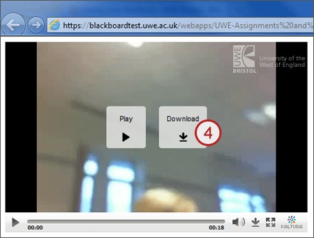 Screenshot showing step 4: save feedback