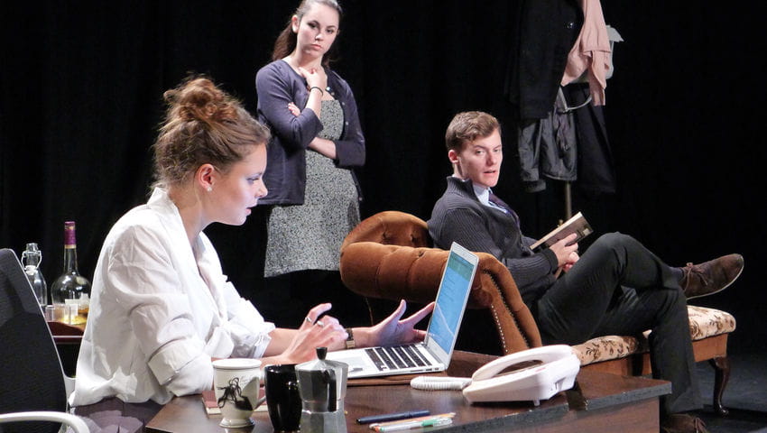 Scene from a student drama production