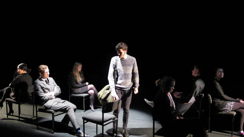 Scene from a student drama production