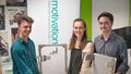 Students presenting their product design group project