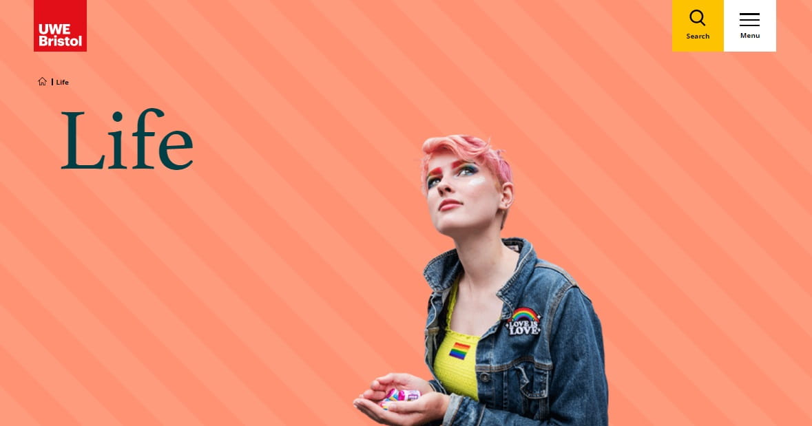 Example of a Header Deep Page
