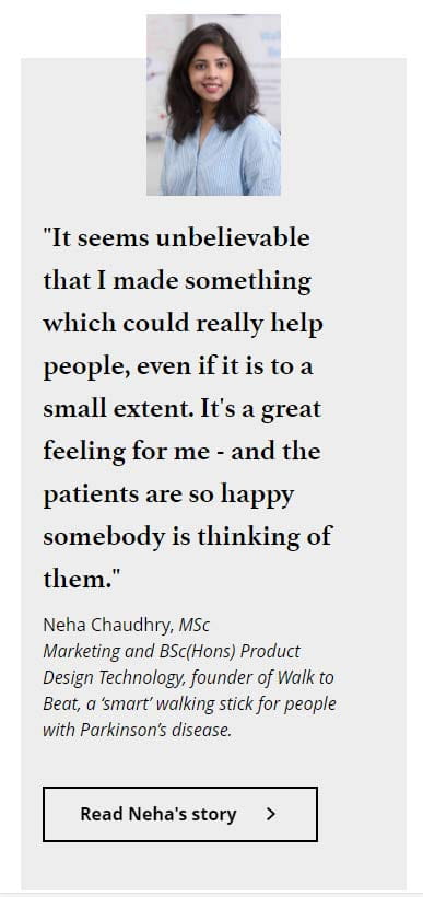 Student Neha large quote mobile view