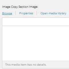 A zoomed in screenshot showing where to add your image.