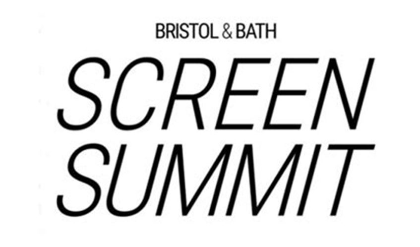 white background with black text reading 'Bristol and Bath Screen Summit'