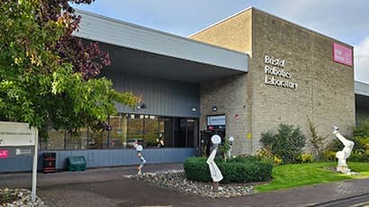 The exterior of the Bristol Robotics Laboratory