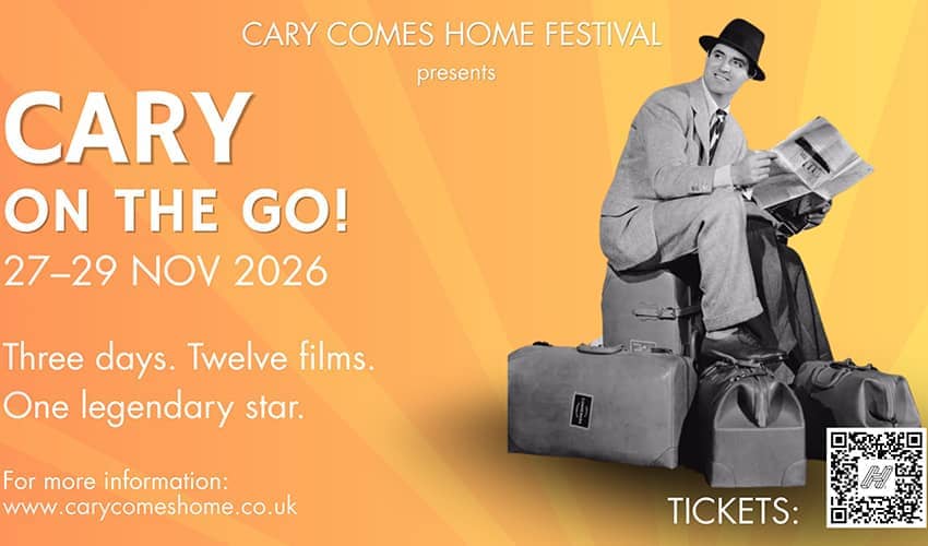 An orange poster for the Cary Comes Home Festival. 