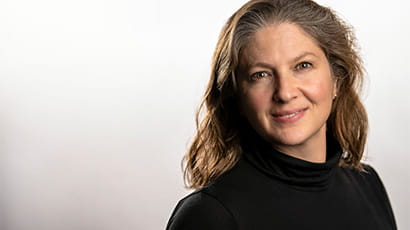 A portrait photo of Professor Georgina Gough from UWE Bristol