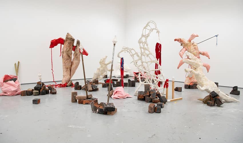 An art installation called ‘I Used to be a Prince’  - an evolving installation of sculpture and storytelling that consists of sculptures, found objects and text. 