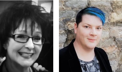 Headshot images of Dr. Becky Hoskins and Daryn Carter.