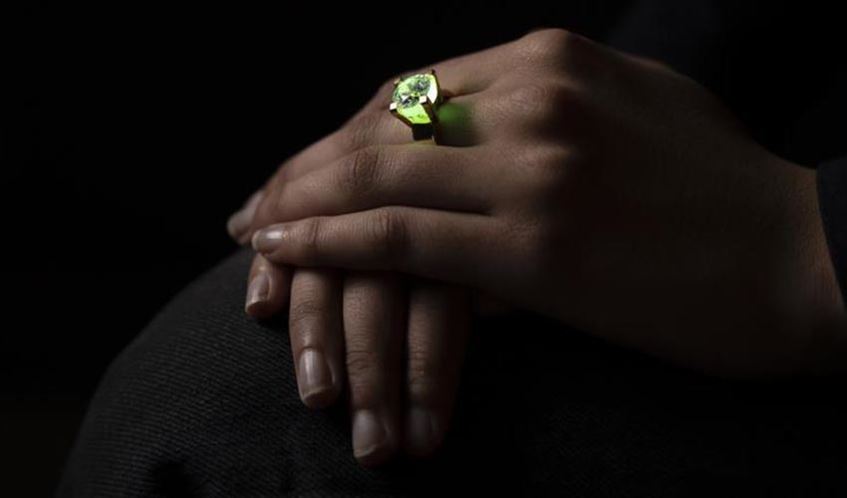 Glow in the dark gemstone