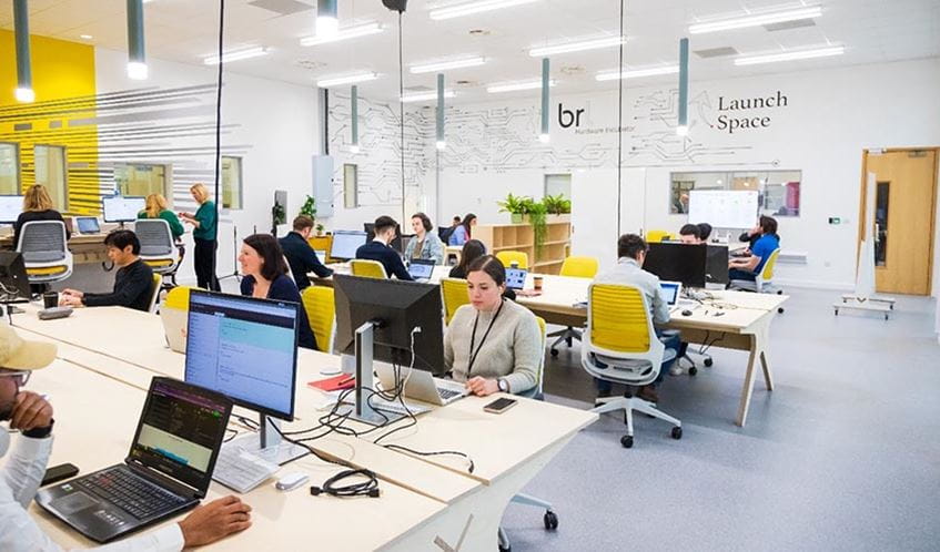 Incubation space at UWE Bristol