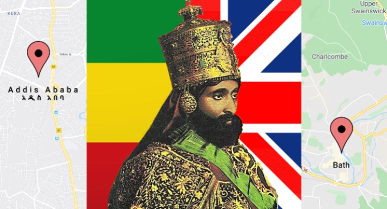 A picture of Ethiopian Emperor Haile Selassie I