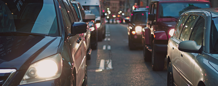 Cars on the street