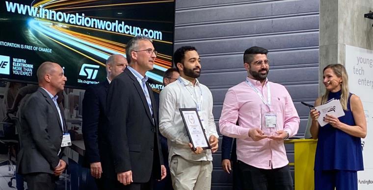 Tech Start-up awarded International innovation prize at Innovation World Cup