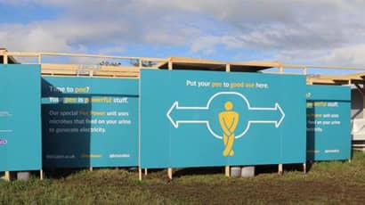 Pee Power technology returns to Glastonbury Festival