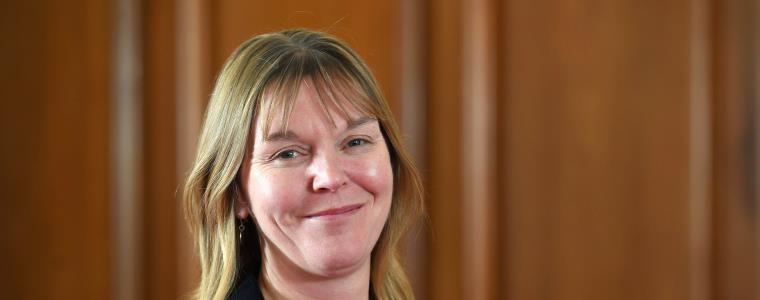 Portrait shot of Professor Amanda Coffey.