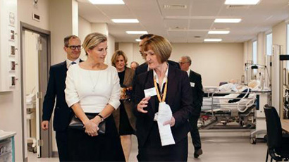 Her Royal Highness The Countess of Wessex at the opening of the Scar Free Foundation centre.