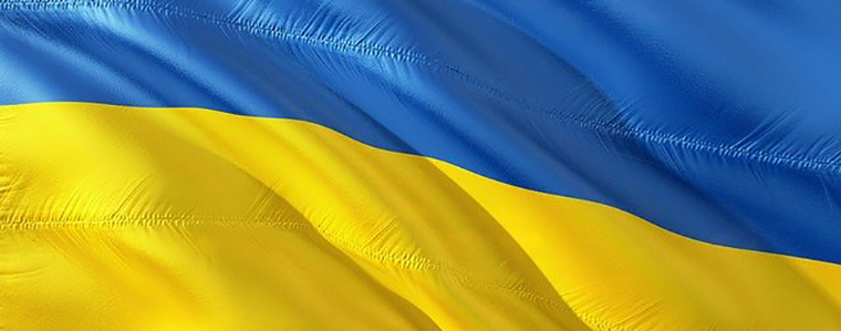 Ukraine flag.