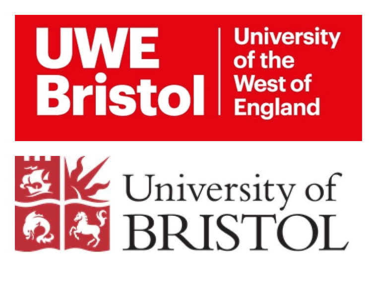 UWE Bristol and University of Bristol logos.