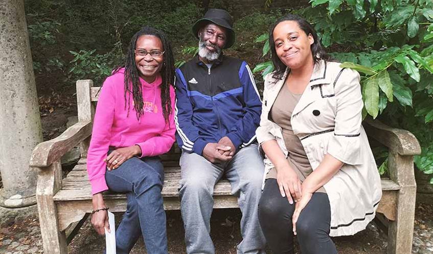 Evelyn Schiller, Lafrance Gordon and Andrea Drysdale, who have been collaborating with researchers