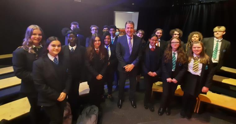 Group of pupils aged between 14 and 18 from across the West taking part in the summit at UWE Bristol.