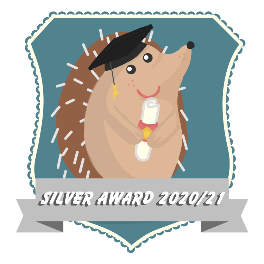 Silver hedgehog award logo