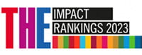 The impact rankings 2023 logo.