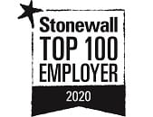 Stonewall Top 100 Employer 2020