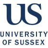 University of Sussex logo with the acronym 'US' in navy above the words 'University of Sussex'.