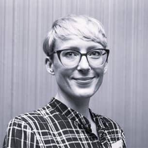 Black and white headshot of Dr Natasha Bradley, Senior Research Fellow, UCL.